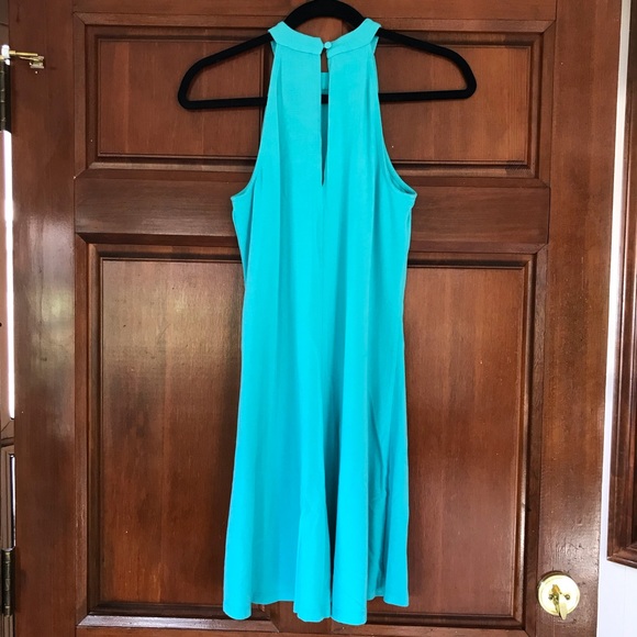 Express High Halter Neck A Line Dress - Picture 2 of 13